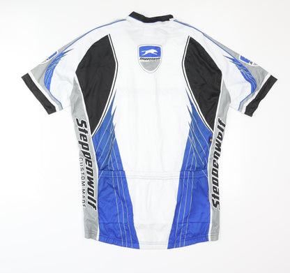 Bicycle Line Men's Cycling Jersey M Blue Graphic Athletic