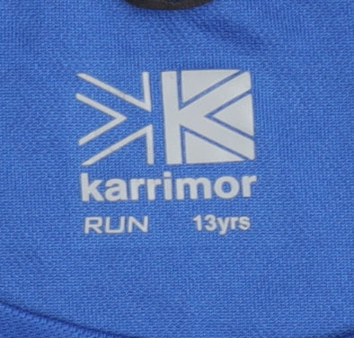 Karrimor Boys Blue T-Shirt 13 Years Reflective Sports Top