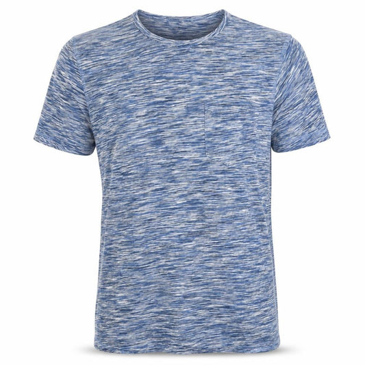 FSBN Men's Blue Slim Fit T-Shirt, Size M