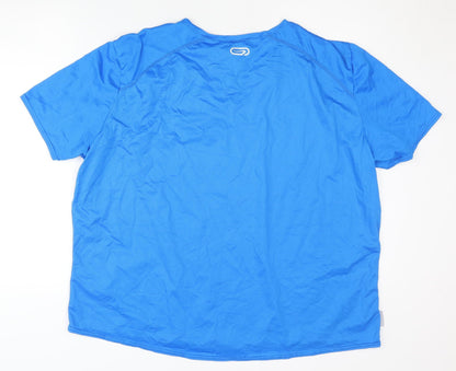 Decathlon Unisex Blue 3XL T-Shirt, Relaxed Fit