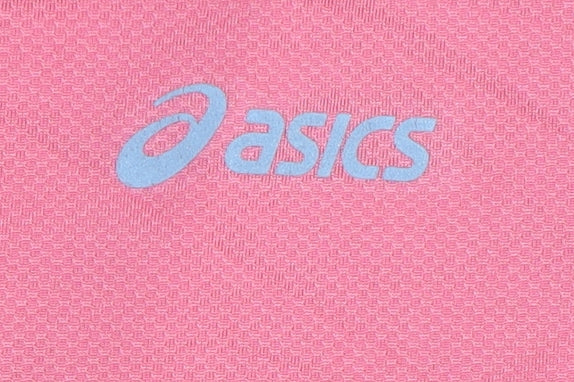 Womens UK Size L ASICS Pink Running & Jogging T-Shirt