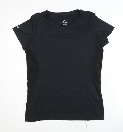 North Bend Women's Black Athletic T-Shirt Size 10