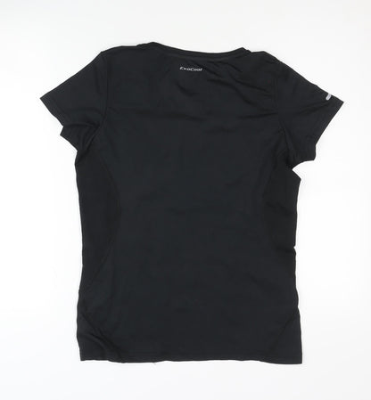 North Bend Women's Black Athletic T-Shirt Size 10