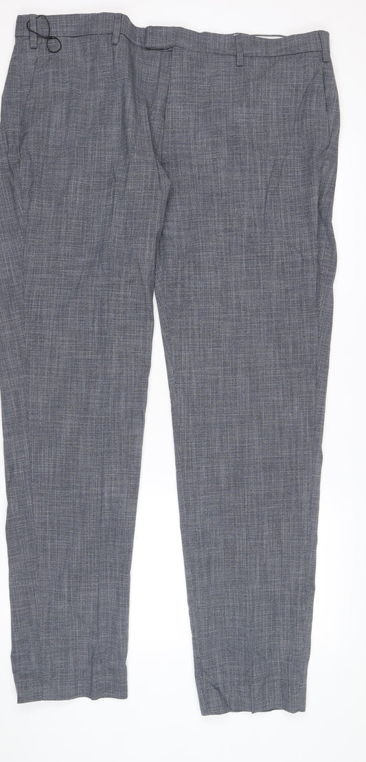 Marks and Spencer Blue Men's Trousers 42