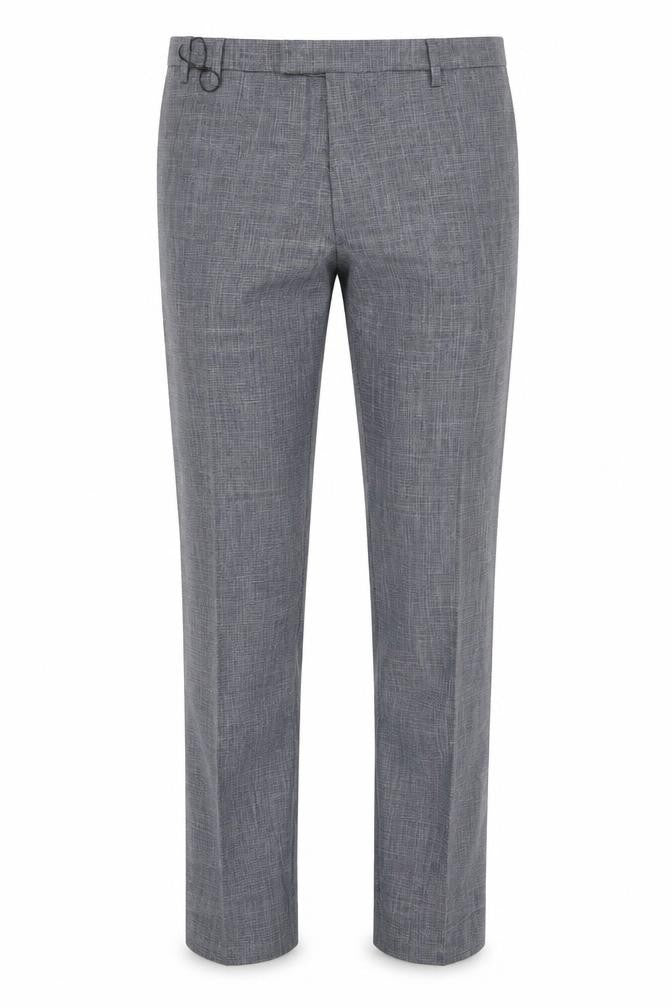 Mens UK Size 42 Marks and Spencer Regular Fit Business Casual Blue Trousers