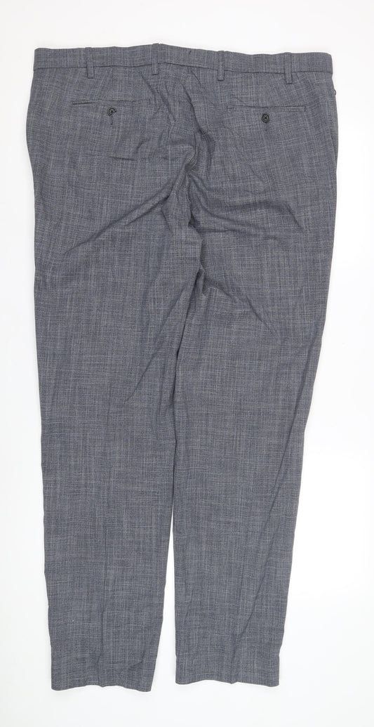 Marks and Spencer Blue Men's Trousers 42