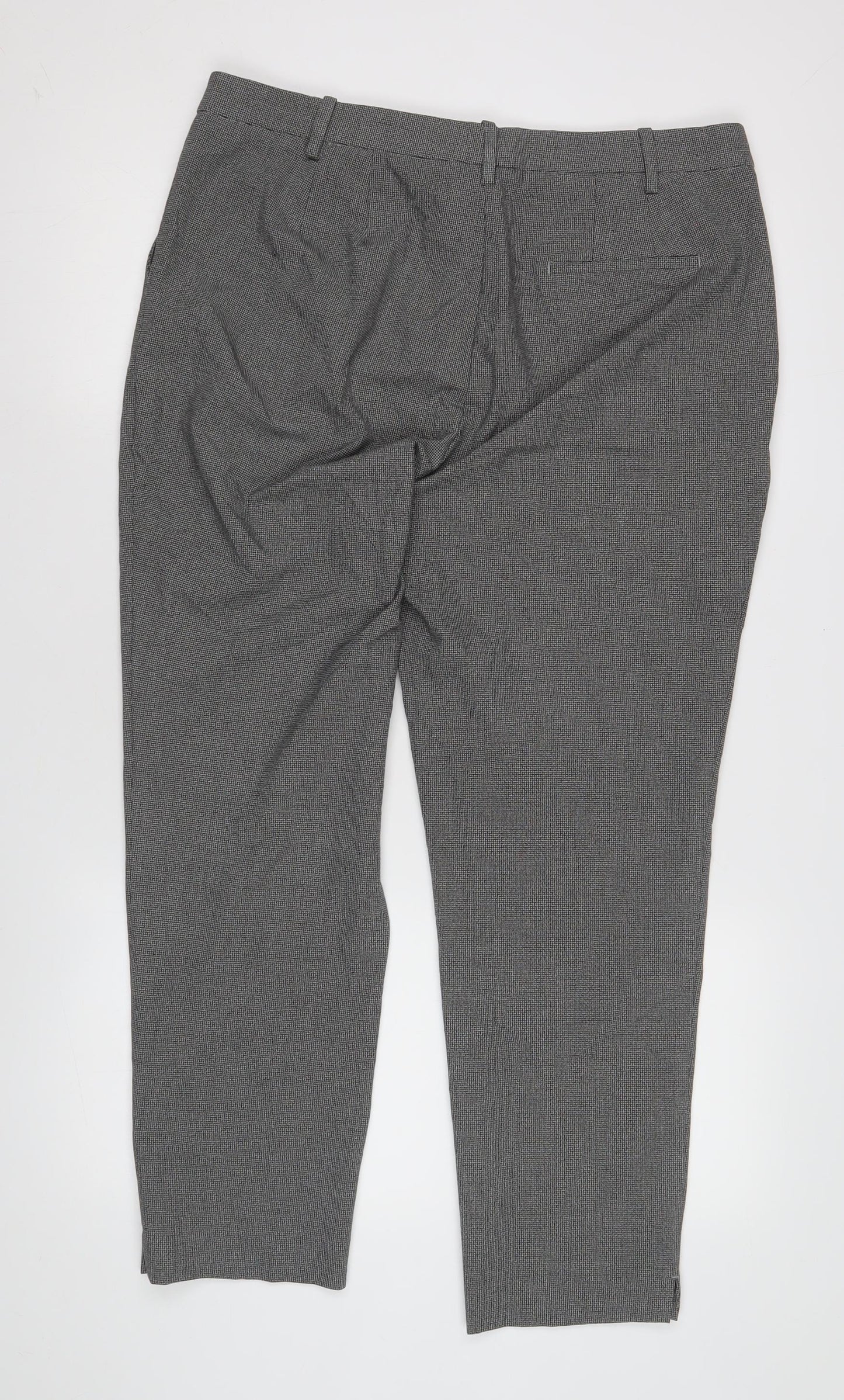 Womens UK Size 14 Marks and Spencer Regular Fit Business Formal Grey Trousers