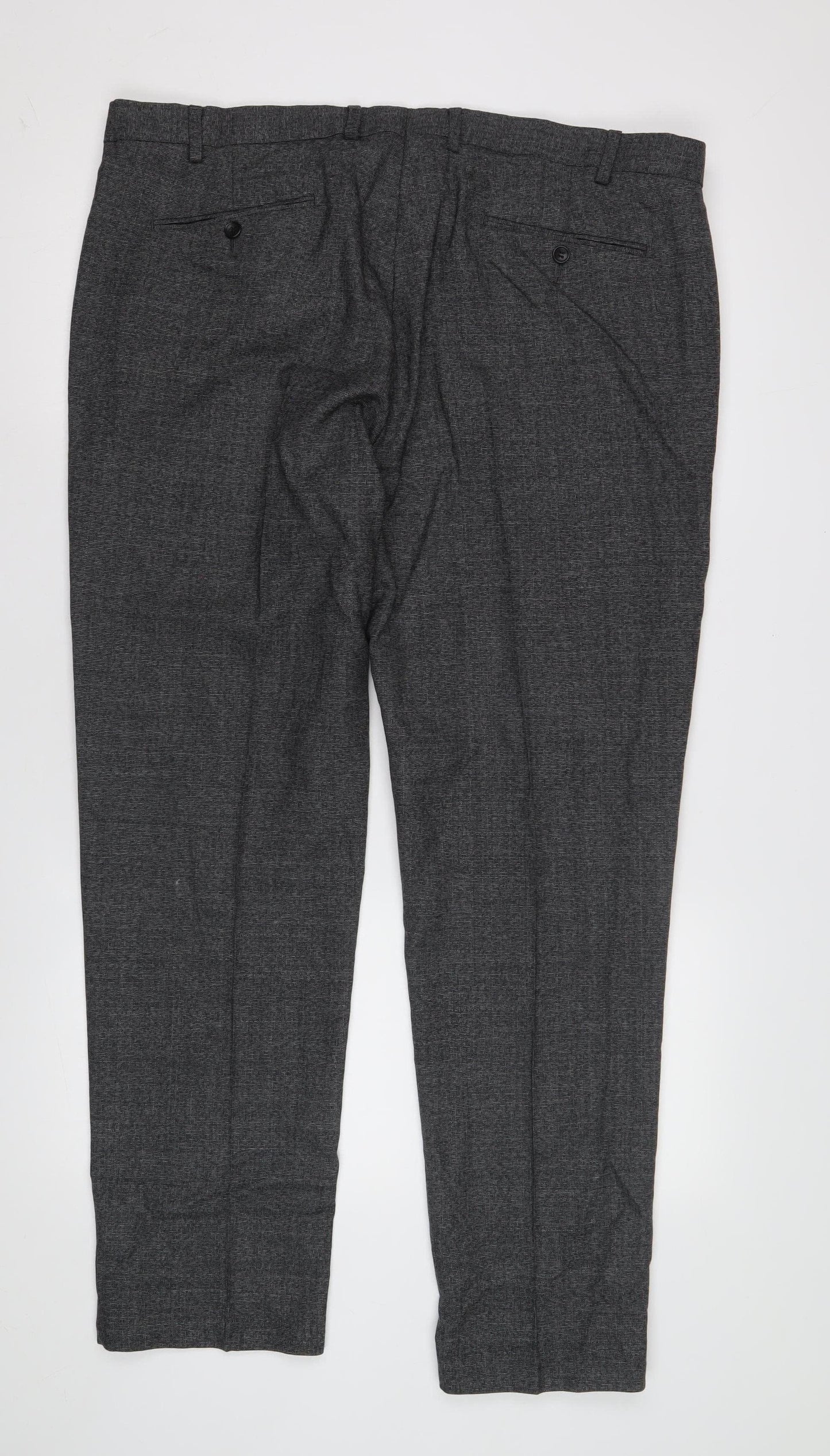 Marks and Spencer Grey Wool Dress Pants, Size 40, Men's