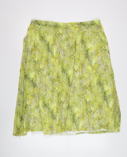 Marks and Spencer Women's Midi Skirt, Size 14, Multicoloured
