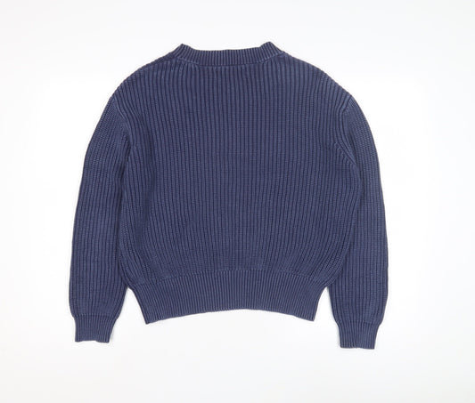 Womens UK Size M Replay Blue Pullover Jumper