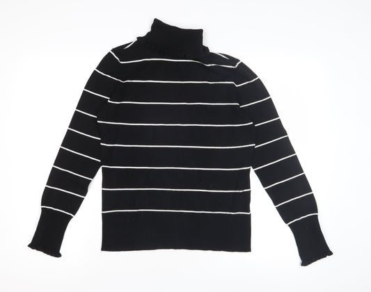 Womens UK Size M Linea Black Pullover Jumper