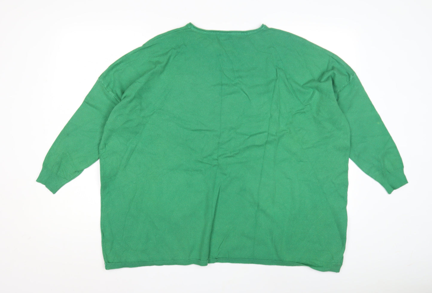 Womens UK Size L CC Fashion Green Pullover Jumper