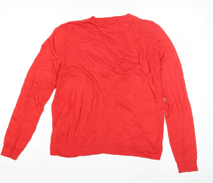 Womens UK Size L Whistles Red Pullover Jumper