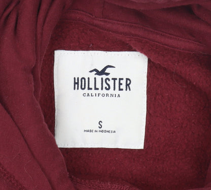 Hollister Women's Red Pullover Hoodie S