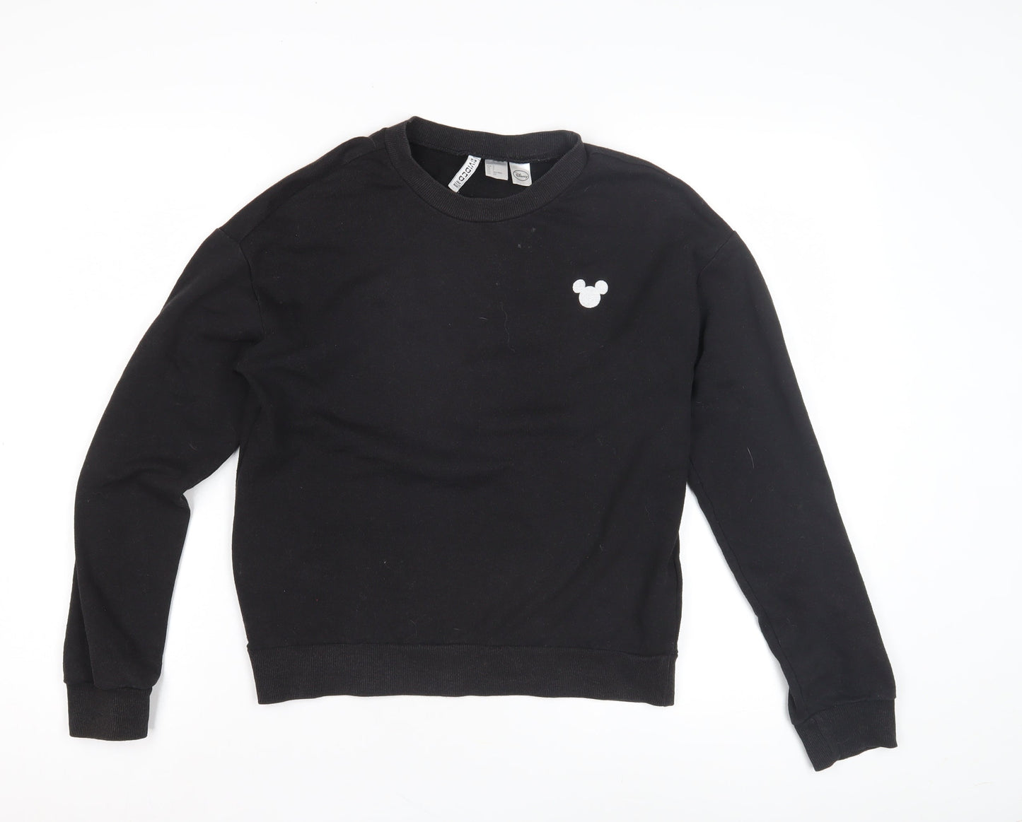 Womens UK Size S H&M Black Pullover Sweatshirt
