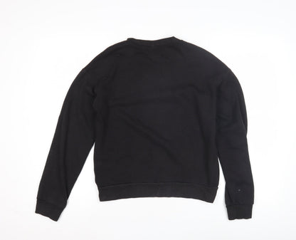 Womens UK Size S H&M Black Pullover Sweatshirt
