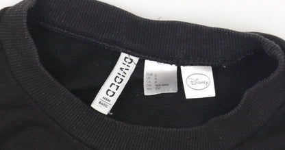 Womens UK Size S H&M Black Pullover Sweatshirt