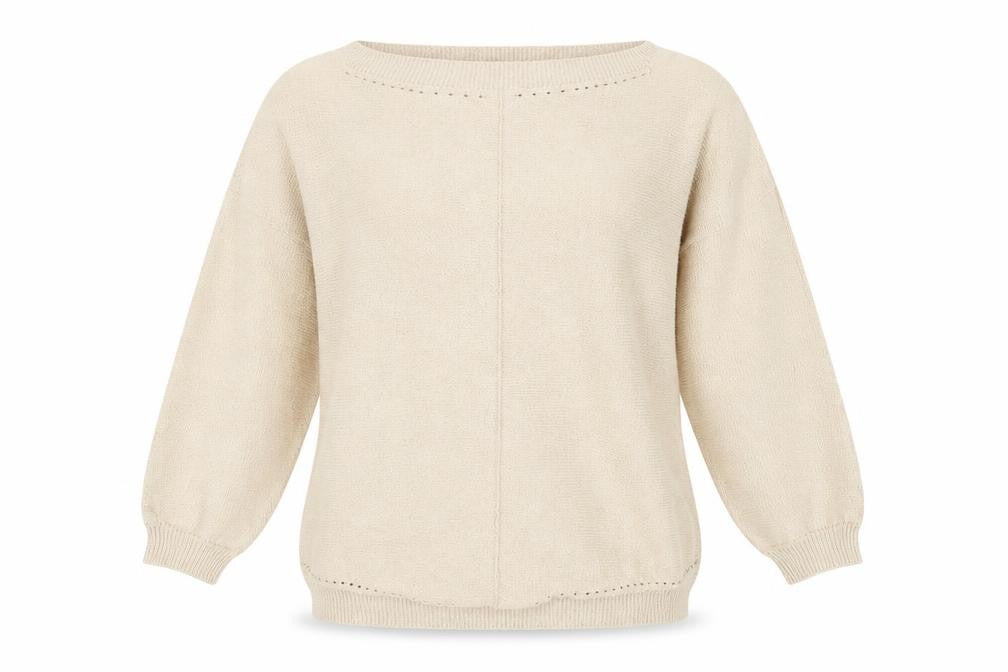 Womens UK Size M Bonmarché Beige Pullover Jumper