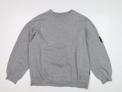 Mens UK Size XL Le Shark Grey Pullover Sweatshirt