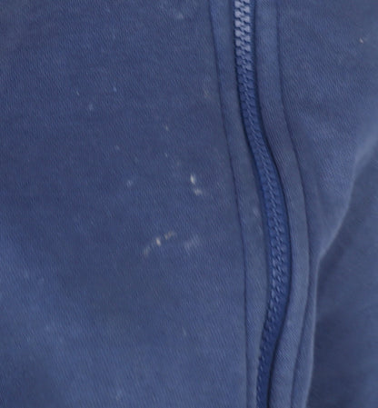 adidas Men's Blue L Basic Jacket, Size L, Casual Zip