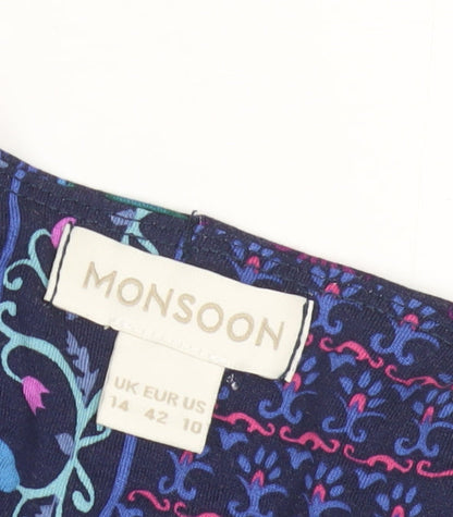 Monsoon Women's Multicoloured Patchwork Shift Dress