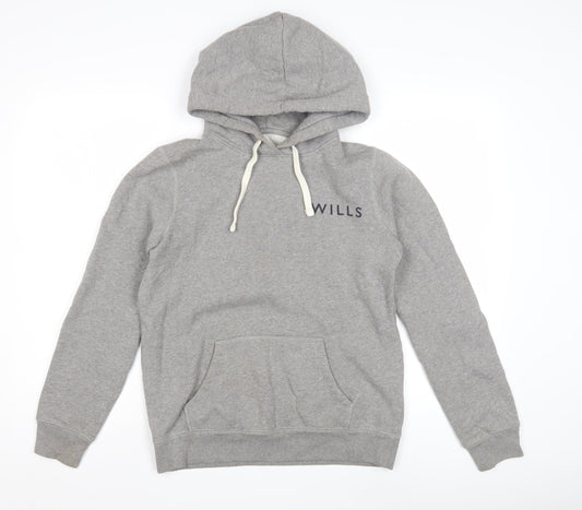 Womens UK Size 6 Jack Wills Grey Pullover Hoodie