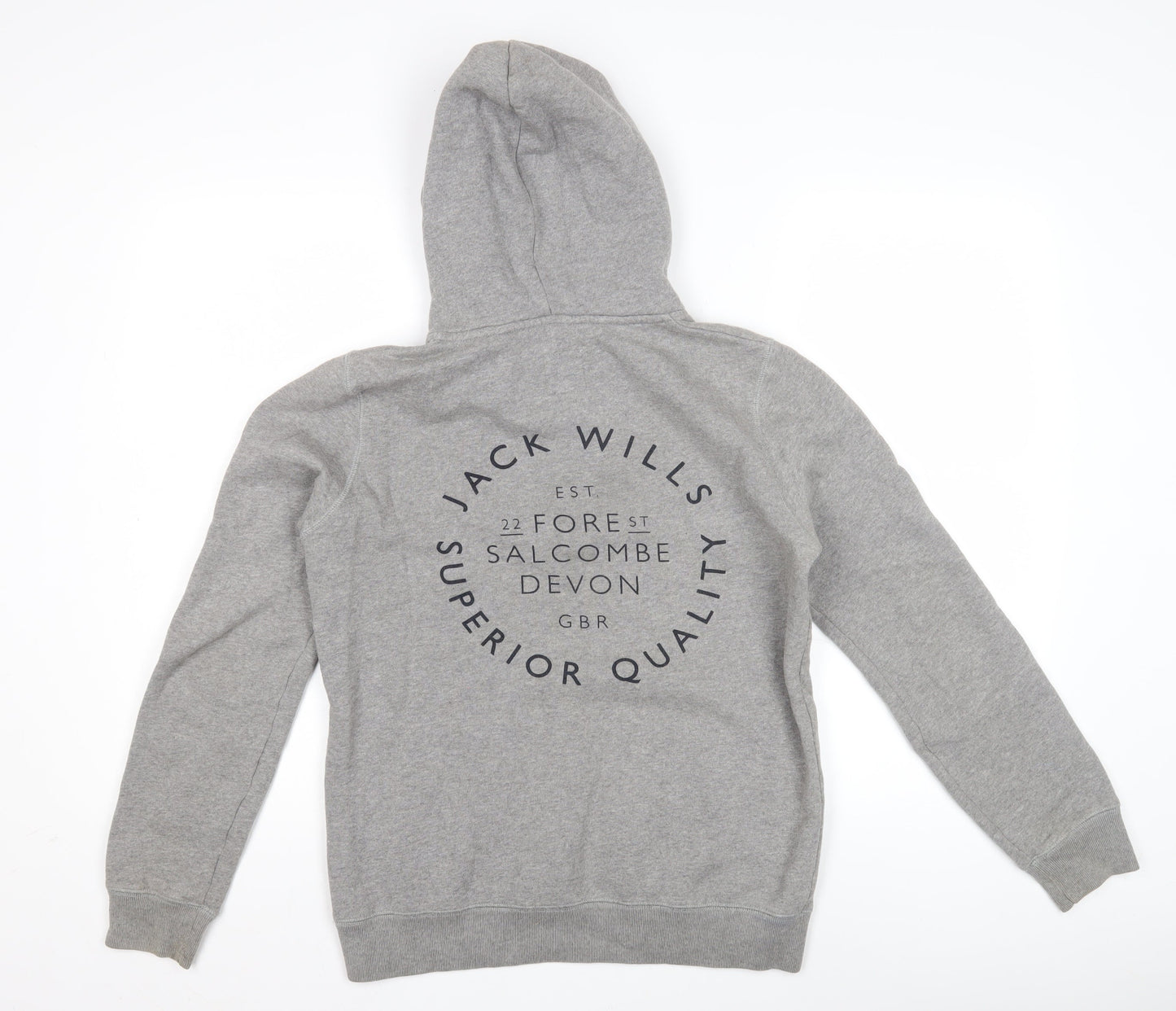 Womens UK Size 6 Jack Wills Grey Pullover Hoodie