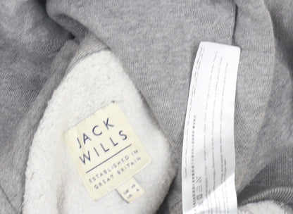 Womens UK Size 6 Jack Wills Grey Pullover Hoodie