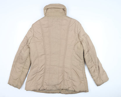 Womens UK Size 16 Principles by Ben de Lisi Beige Puffer Jacket
