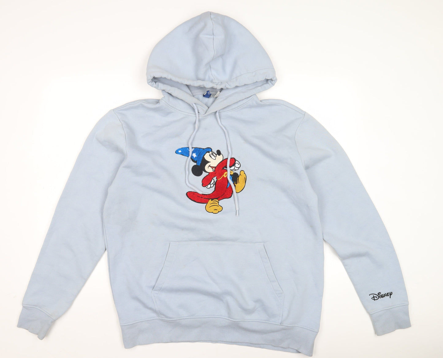 Womens UK Size L Disney Blue Pullover Hoodie