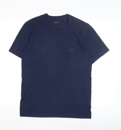Mens UK Size M HUGO BOSS Blue  T-Shirt