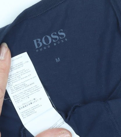 Mens UK Size M HUGO BOSS Blue  T-Shirt
