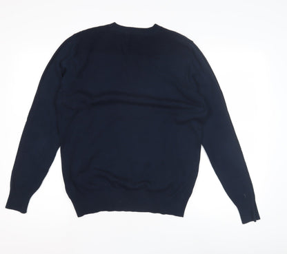 Diesel Mens Blue Pullover Jumper S - Casual Knitwear