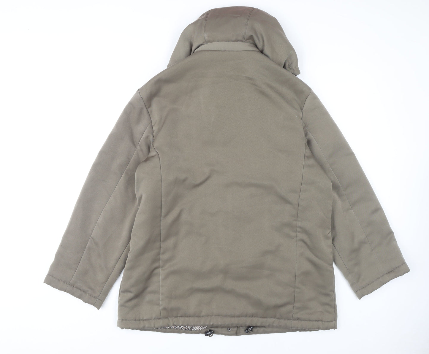 Outer Layer Women's Brown Parka Jacket, Size 16
