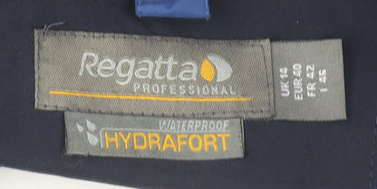 Womens UK Size 14 Regatta Blue Rain Coat