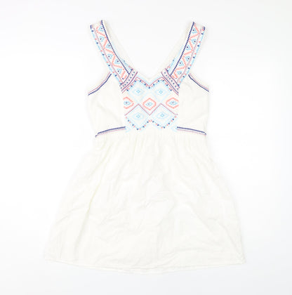 American Eagle Outfitters Women's Ivory A-Line Dress