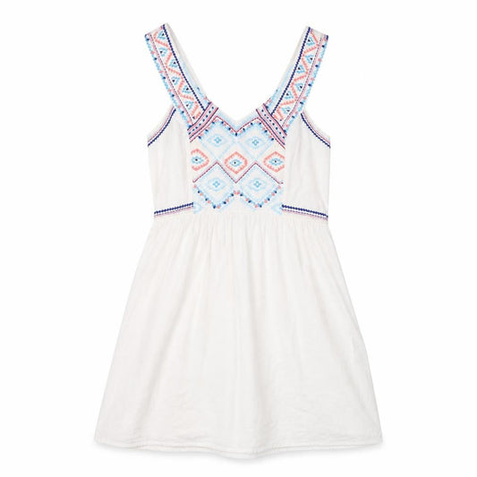 American Eagle Outfitters Women's Ivory A-Line Dress