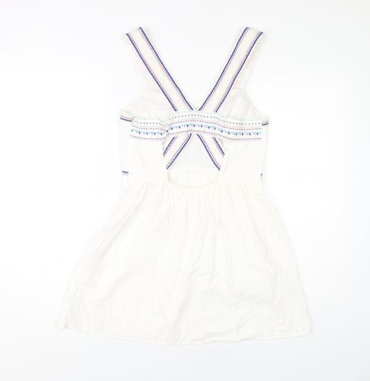 American Eagle Outfitters Women's Ivory A-Line Dress