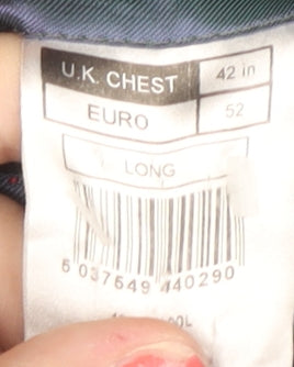 Alexandre Savile Row Men's Grey Size 42L Suit Jacket