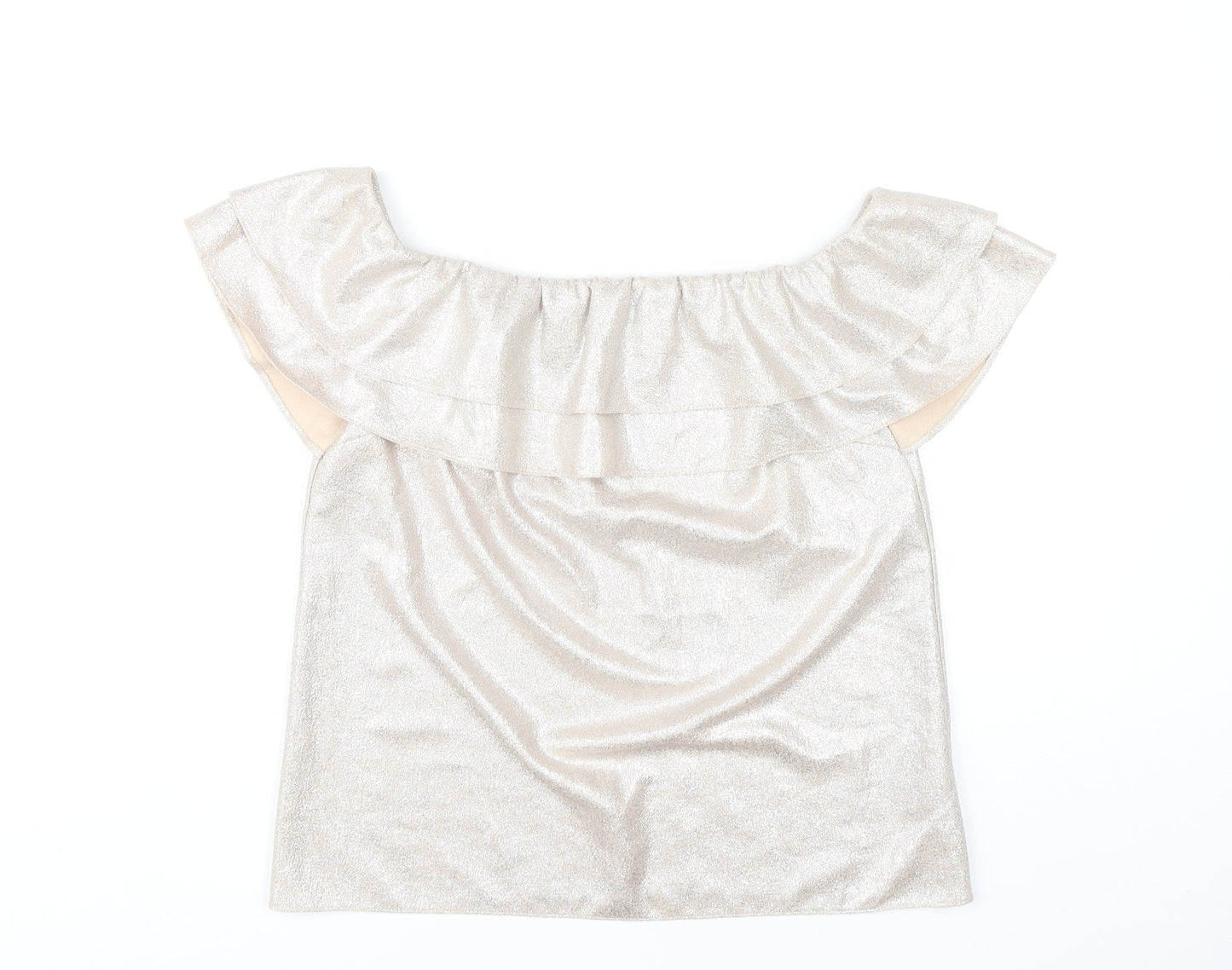 Womens UK Size 10 Oasis Beige Camisole Blouse