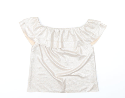 Womens UK Size 10 Oasis Beige Camisole Blouse