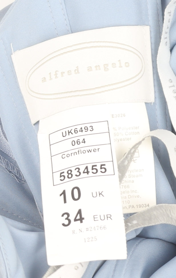 Alfred Angelo Blue Strapless Women’s Formal Dress Size 10