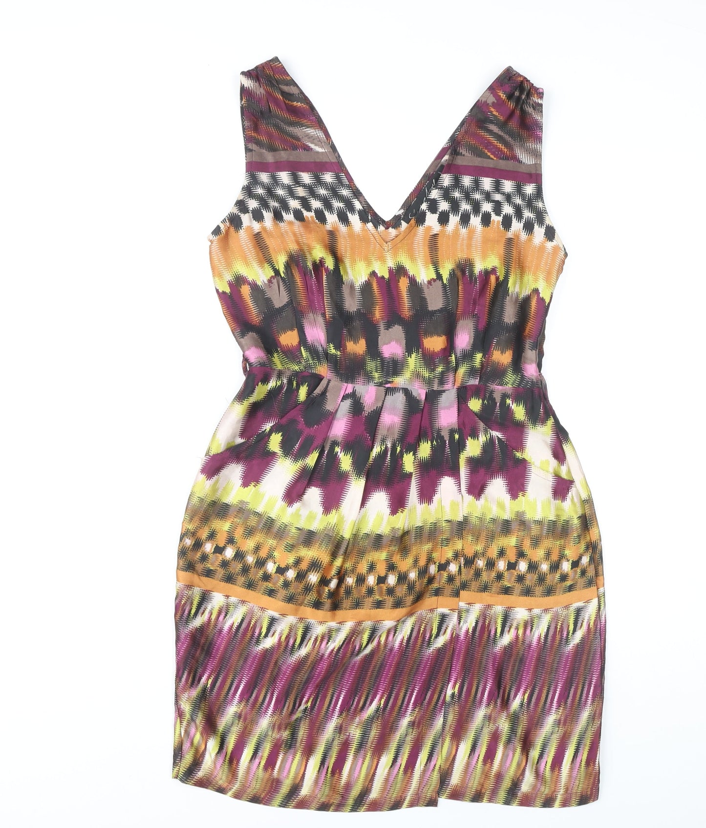 Next Women’s Multicoloured Size 8 Geometric Dress