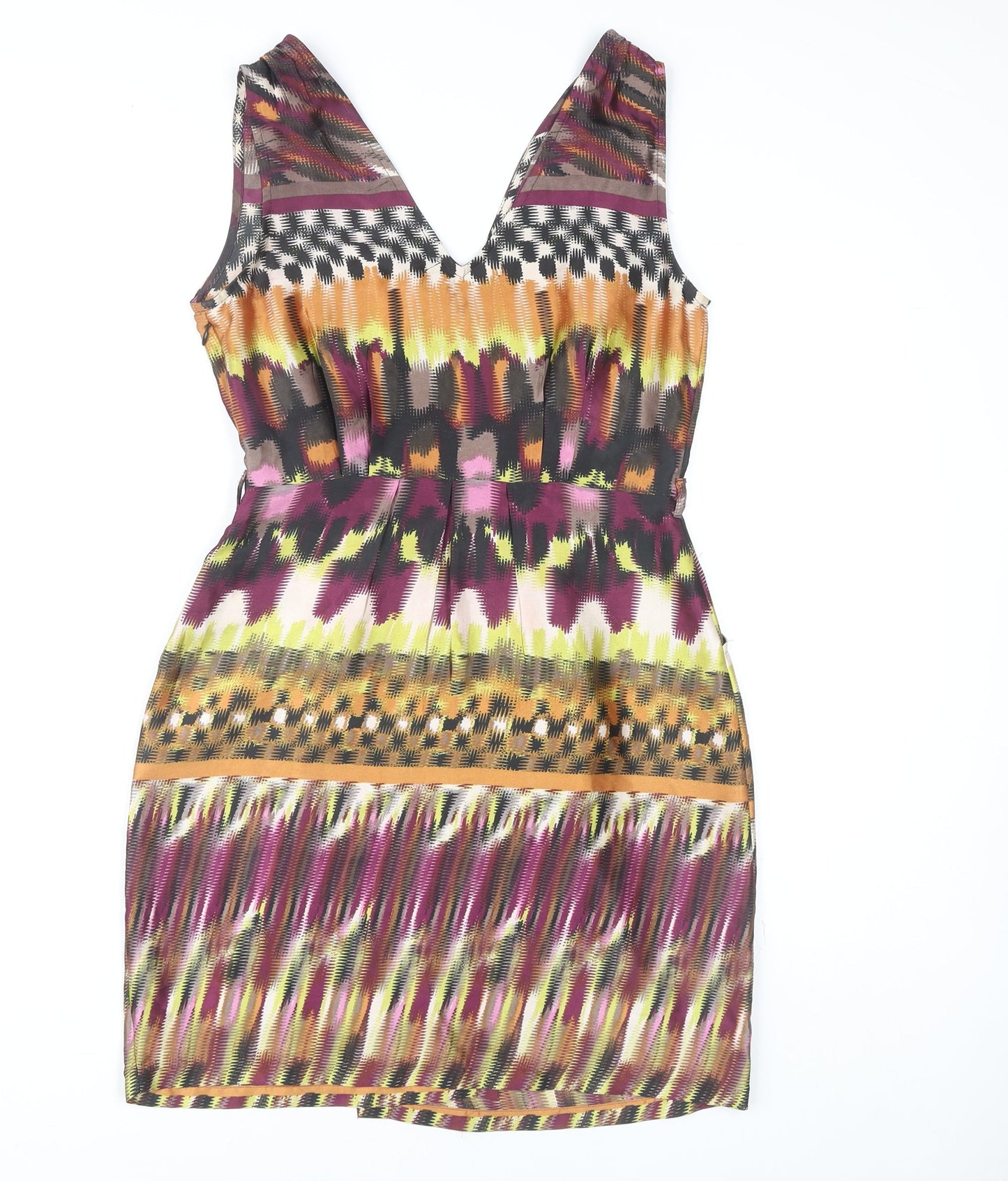Next Women’s Multicoloured Size 8 Geometric Dress