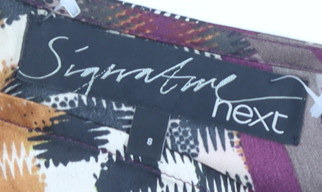 Next Women’s Multicoloured Size 8 Geometric Dress