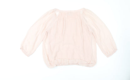 Womens UK Size 8 Marks and Spencer Pink  Blouse