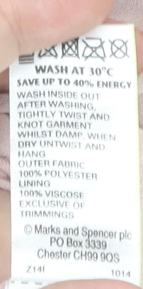 Womens UK Size 8 Marks and Spencer Pink  Blouse