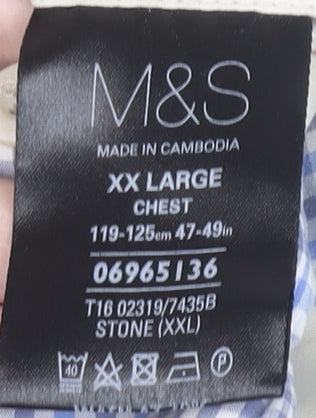 Mens UK Size XL Marks and Spencer Beige Basic Jacket