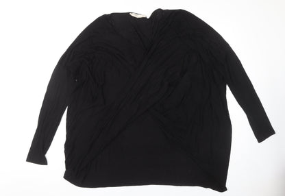 Womens UK Size 16 Label Lab Black Wrap