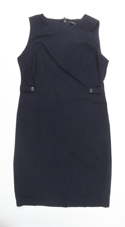 Next Women's Black Sheath Dress Size 16